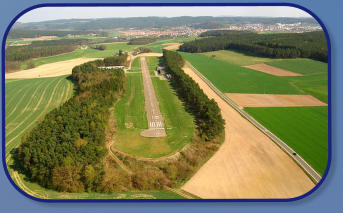 Flugplatz Regensburg Anflug auf die 10