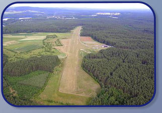 Flugplatz Schwandorf Anflug auf die 11